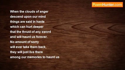 David Harris - Clouds Of Anger