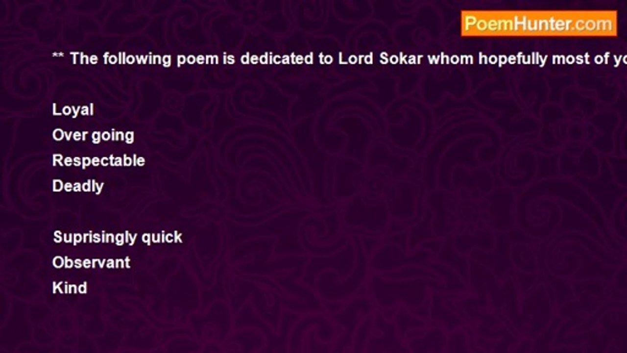 Peter Cloutier - Lord Sokar
