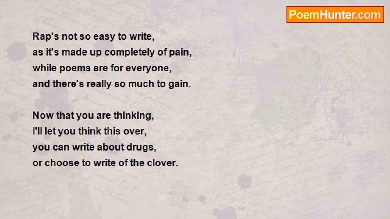 Peter Cloutier - Rap to Poem