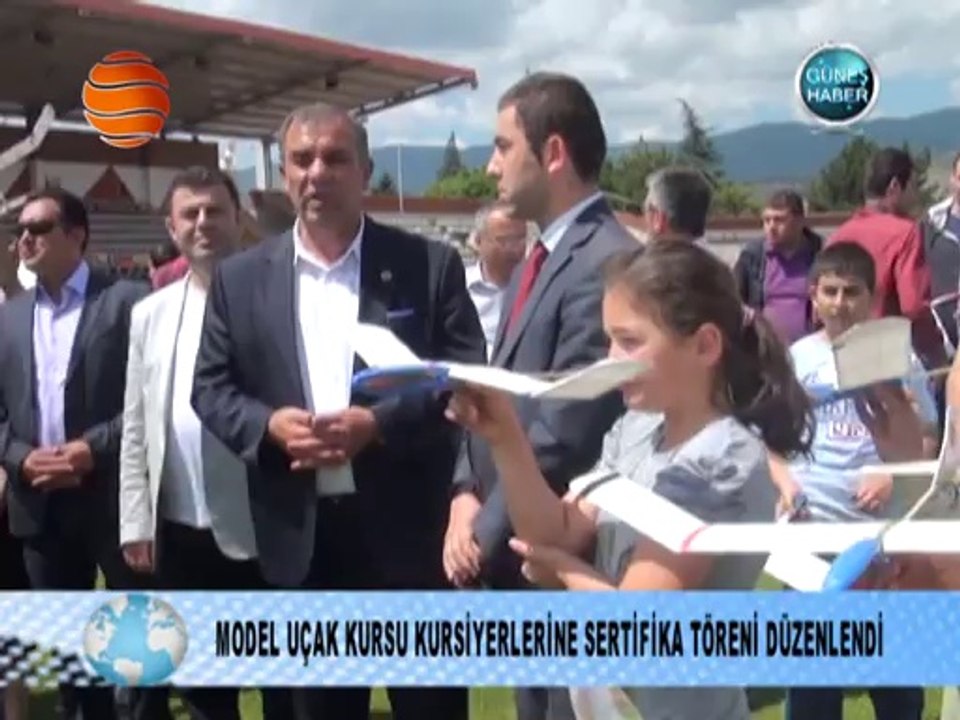 TÜRK HAVA KURUMU MODEL UÇAK SERTİFİKA TÖRENİ