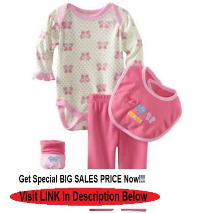 Best Deals Bon Bebe Baby-girls Newborn Butterfly 4 Piece Pant Set Review