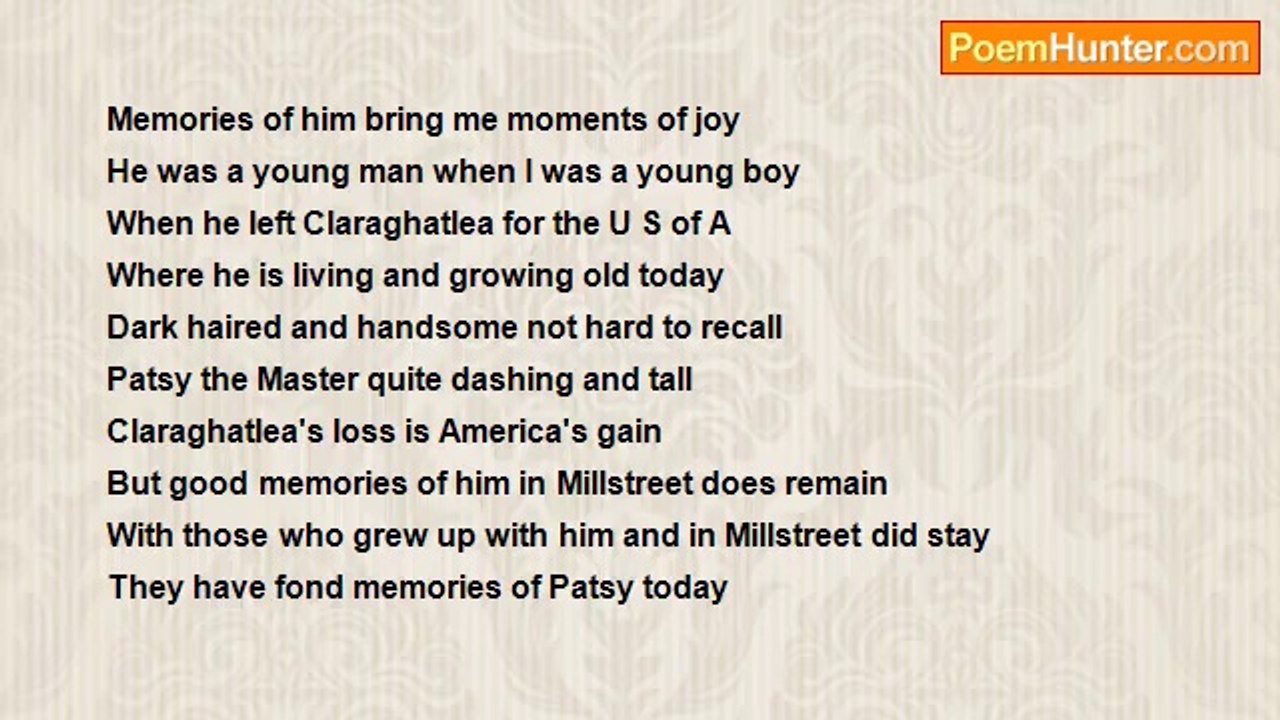 Francis Duggan - Patsy The Master