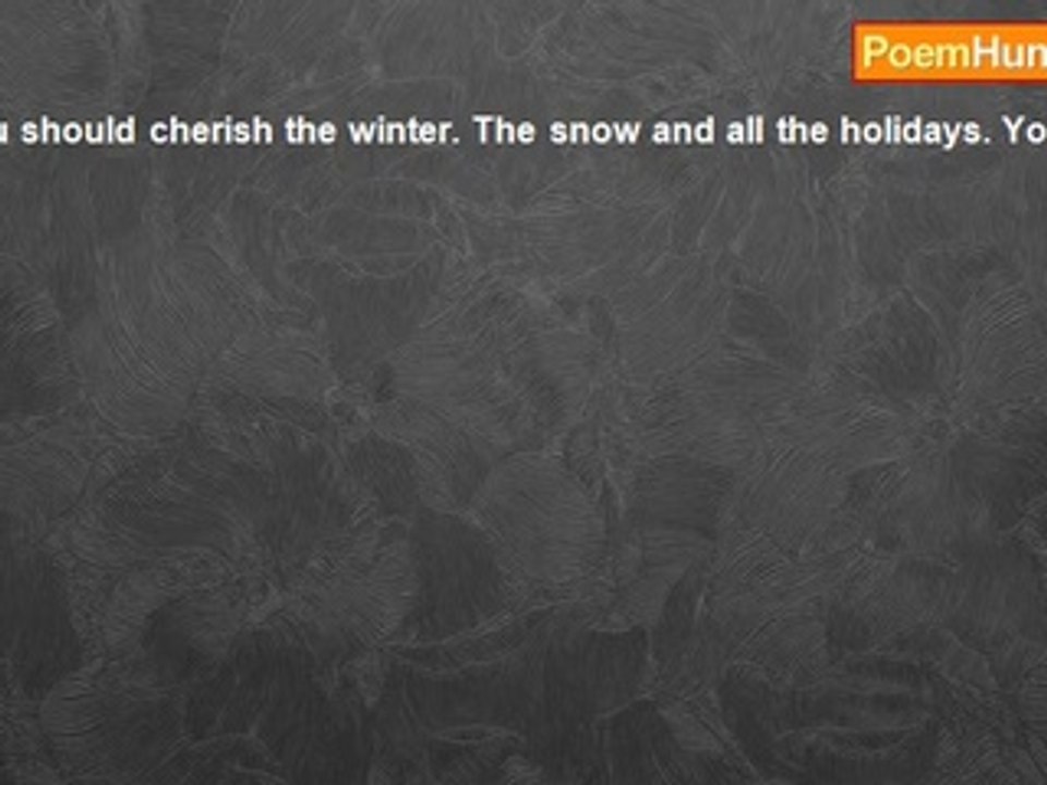 Susie Sunshine - You should always cherish everything that happen in life