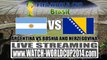 Watch Argentina vs Bosnia and Herzegovina Live Streaming FIFA World Cup 2014