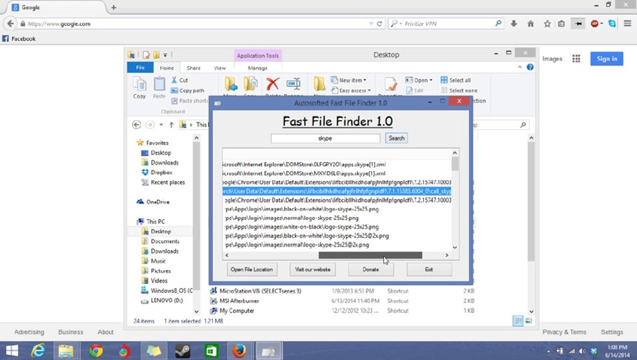 Autosofted - Fast File Finder