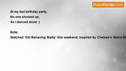 Laijon Liu - Poetry: I danced alone