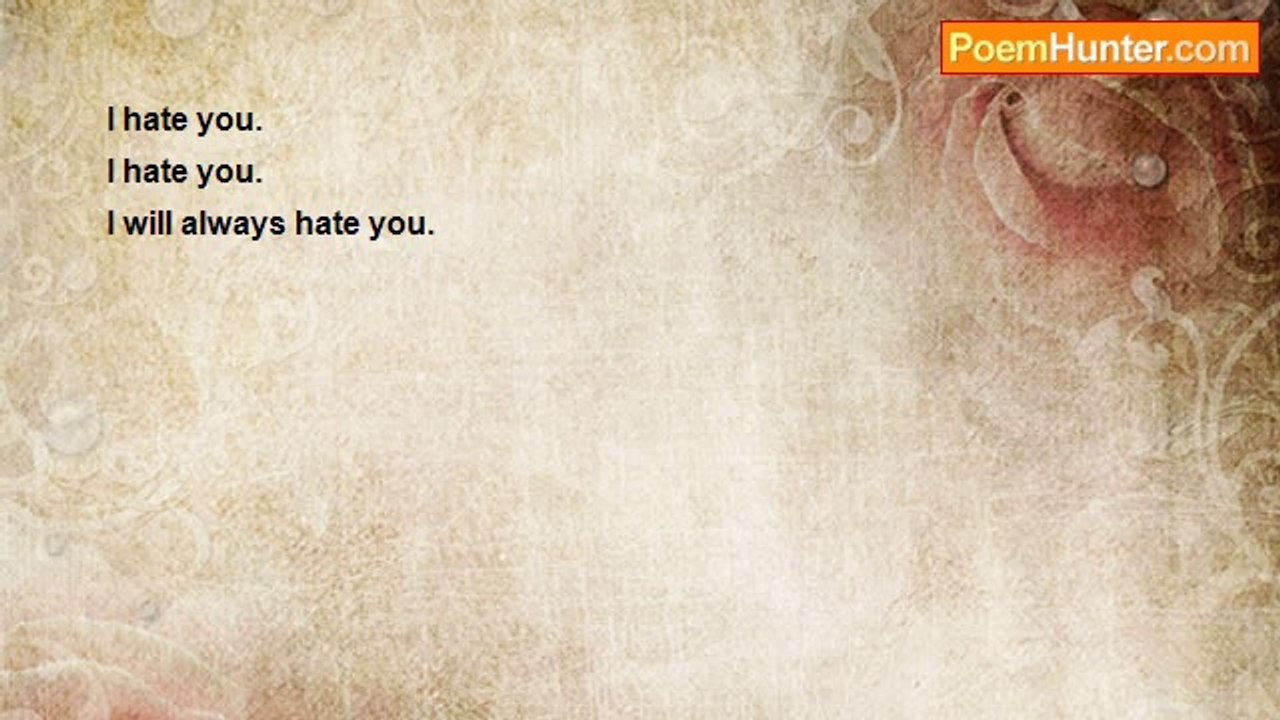 Miss Tee - I hate you.