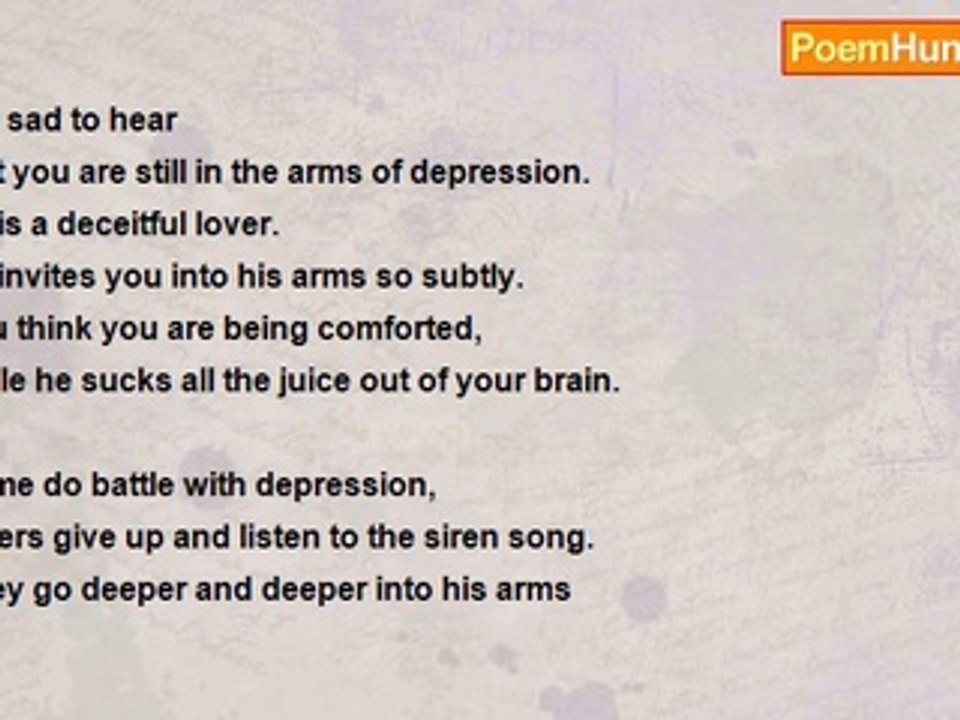 David Michael Barnett - Falling into the Arms of Depression