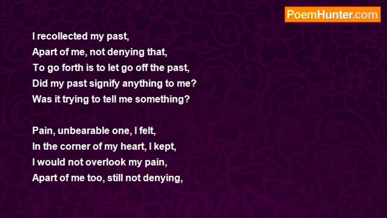 Poornima Kanasen - I would live, till then...