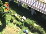 Roma - Elicottero salva ragazzo caduto da cavalcavia (13.06.14)
