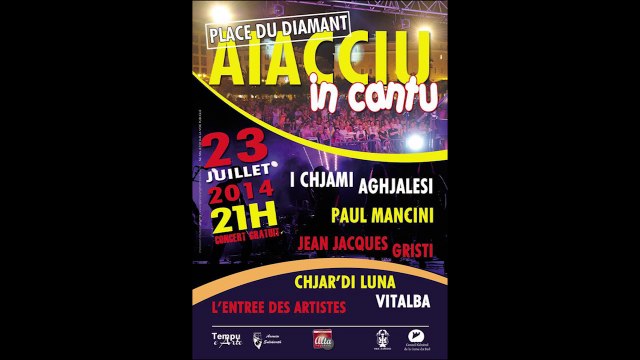 Aiacciu in Cantu - Samedi 23 juillet 2014