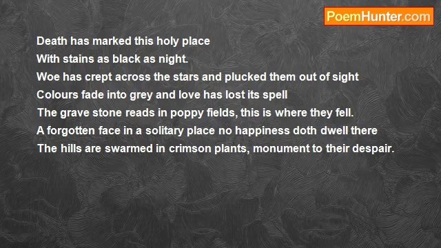 James Sinclair - A Elegy for the poppies in Flanders fields