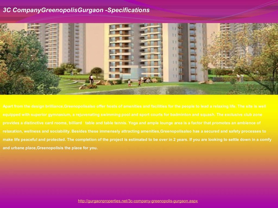 3C Company Greenopolis Gurgaon