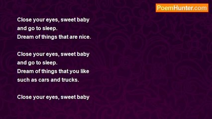 Connie Leigh Lindsay - Close Your Eyes, Sweet Baby