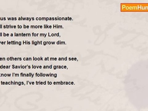 Tafadzwa Mhondiwa Mugari - More like Jesus