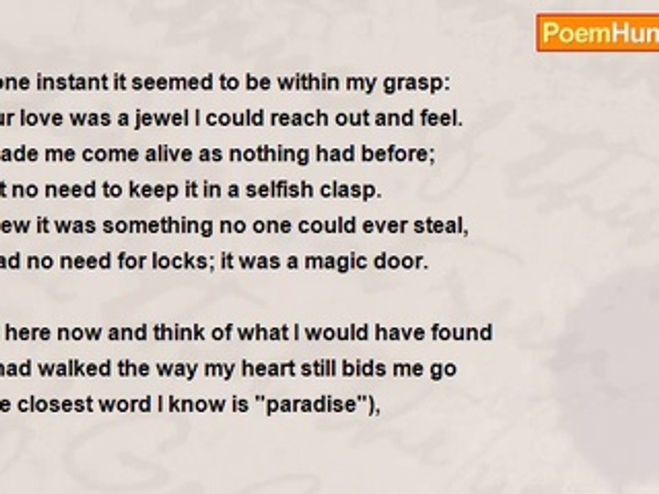Tabish Khair - Almost Sonnet