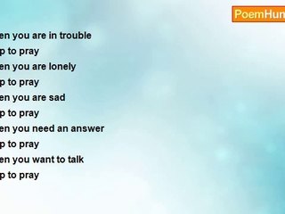 Esther Hudson - Stop to Pray