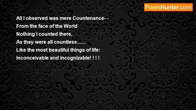 VIPINS PUTHOORAN - ''All I Observed''- - -