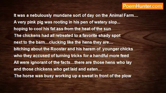 Ted Sheridan - Reflections Of George Soros...or George Orwell?