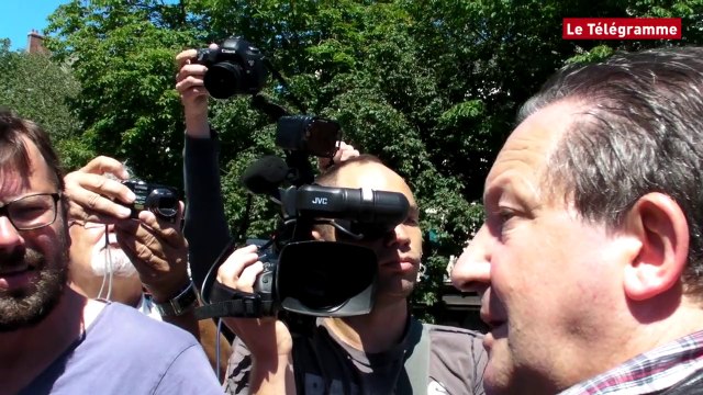 Quimper. Bonnets rouges : Thierry Merret dénonce le déploiement des forces de l'ordre