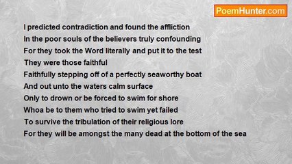 Ted Sheridan - Faith Has Nothing To Offer You If You Don't Know What It Is