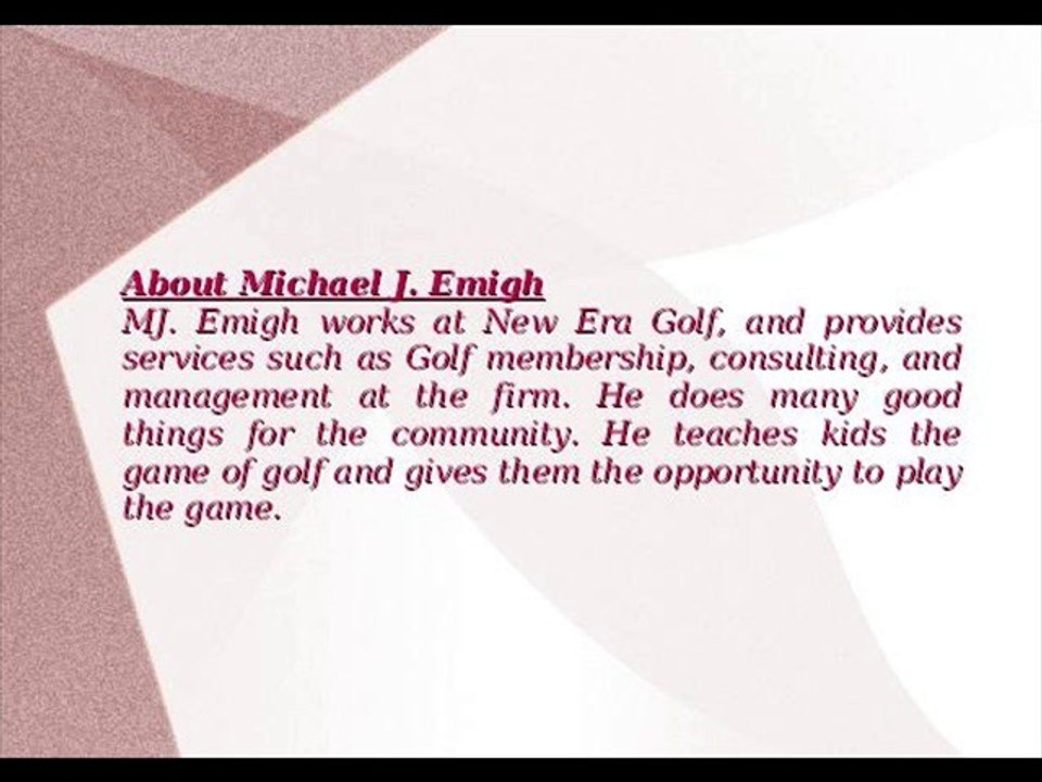 Michael J. Emigh