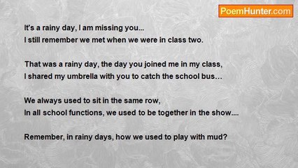 Sumita Datta - It's Raining