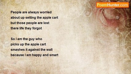 vincent armone - Throwing the upset apple cart up against the wall