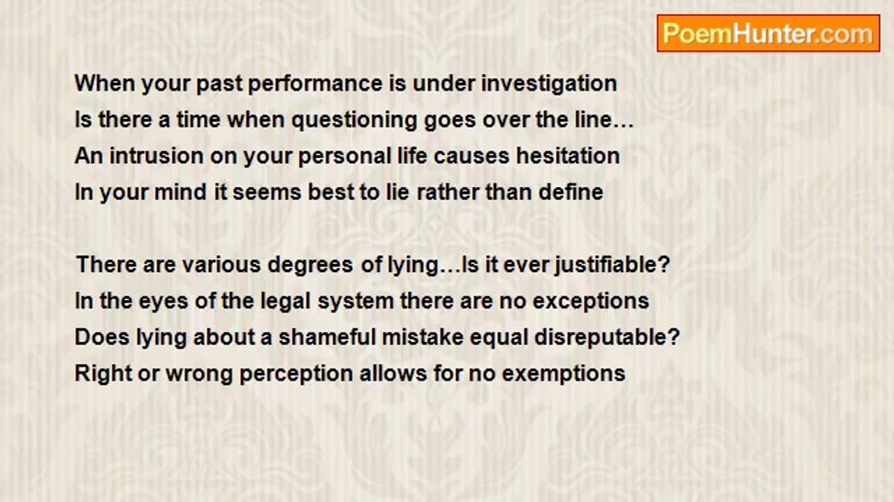 Theresa Ann Moore - Lying Under Oath