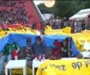 Stadı oturma odasına çevirdiler