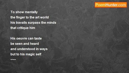 Alex Nodopaka - The Artist