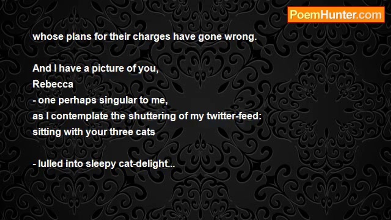 John Garth Raubenheimer - For Rebecca Scarberry... Author Of Messages From Henry