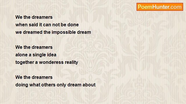 vincent armone - We the dreamers