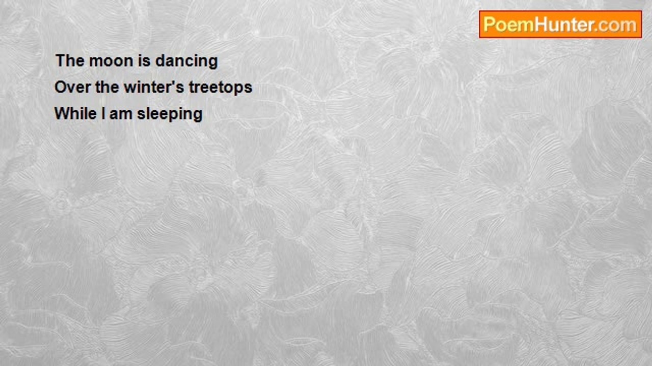 Peter S. Quinn - Haiku 'the moon is dancing'