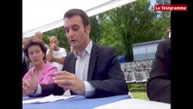 Saint-Gelven (22). Florian Philippot salue le bond du FN en Bretagne