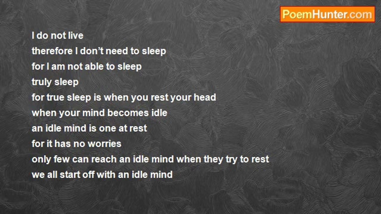 Scarlet ..... - Sleep