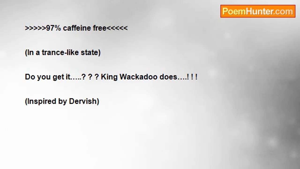 Trade Martin - Decaffeinated By Choice
