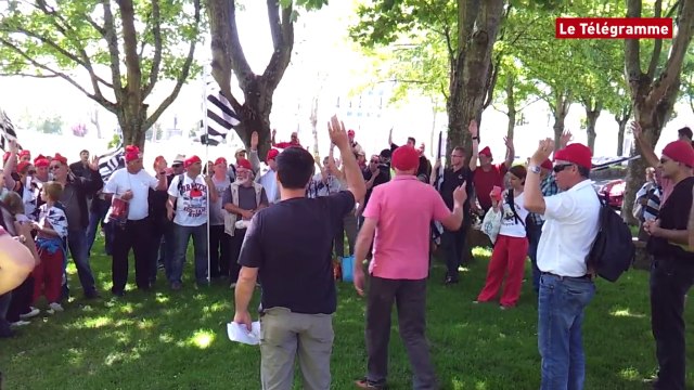 Brest. Bonnets rouges : dislocation de la manifestation