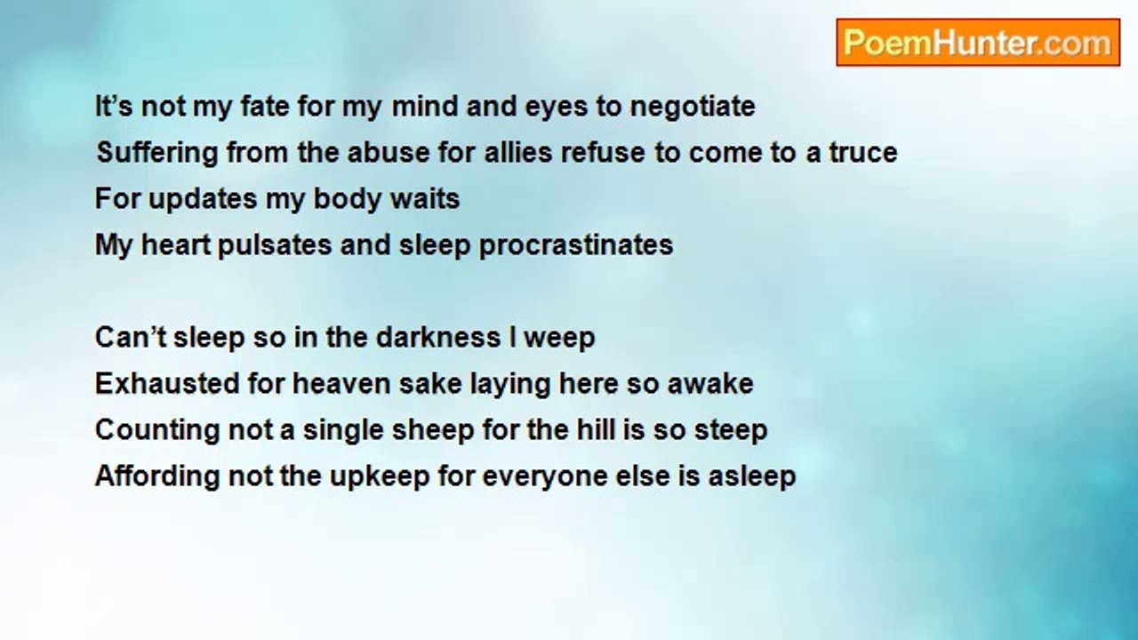 Wilfred Mellers - I WANT TO SLEEP