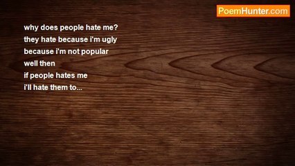 katou hacha - Why Does People Hate Me?