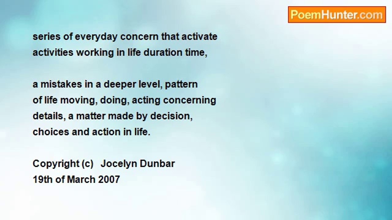 Jocelyn Dunbar - Mistakes
