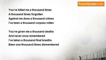 Tim Vallie - A Thousand Times You've Been My Death