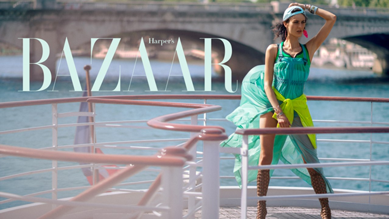 Maud le Fort on the Water for Harper's BAZAAR by Benjamin Kanarek