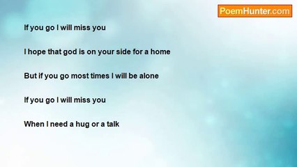 STEPHANIE MCGRATH - If you go I will miss you