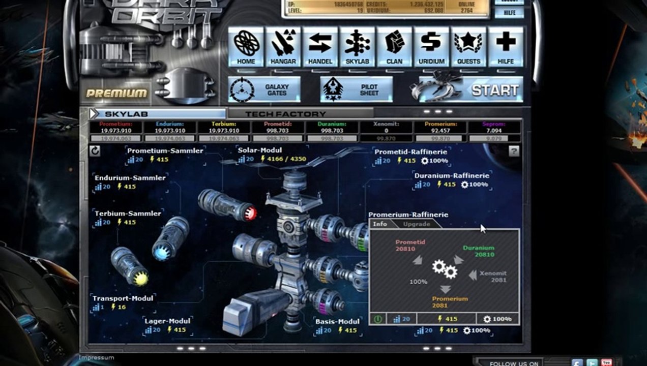Browser Game -- Darkorbit Staffel 1 Part 7 German
