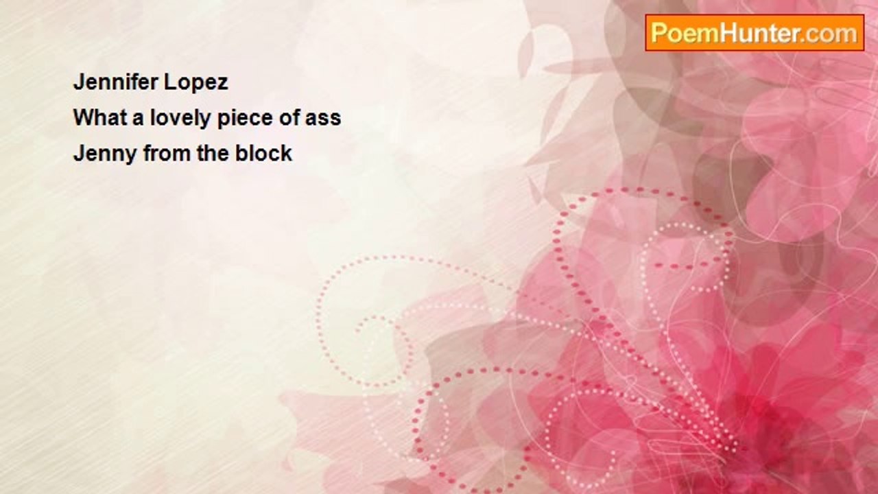 Renda Writer - Renda Writer - Haiku - Jennifer Lopez