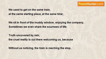 Ka Ying Chung - Friendship Is Like a Train Journey