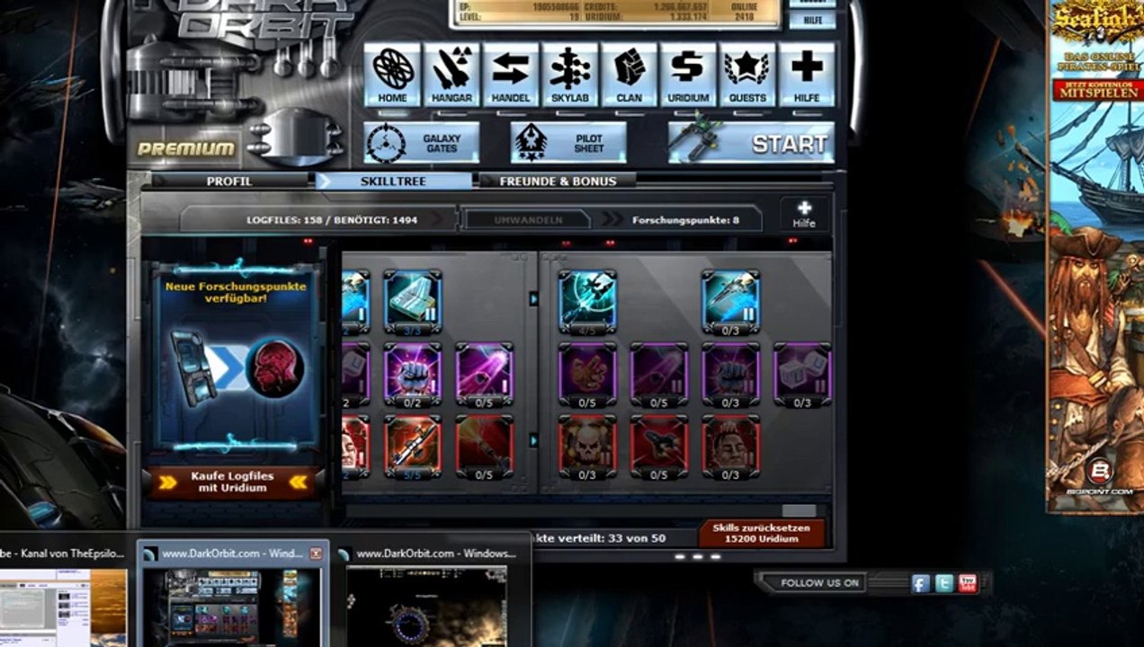 Browser Game -- Darkorbit Staffel 1 Part 8 German