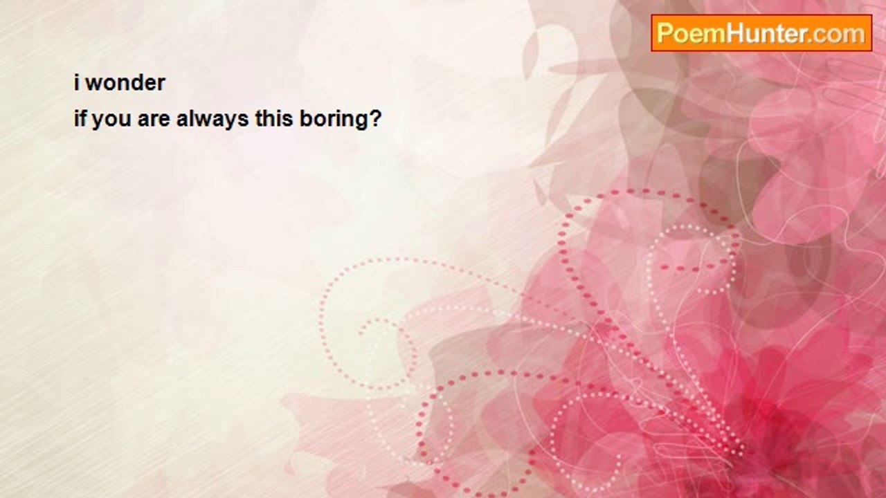 feb bee - bored