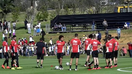 Belgium warm up ahead of Algeria World Cup clash
